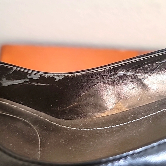 CALVIN KLEIN BLACK DOLLY WOMEN'S KIDSKIN HEEL SHOES SIZE 9 - Picture 9 of 13